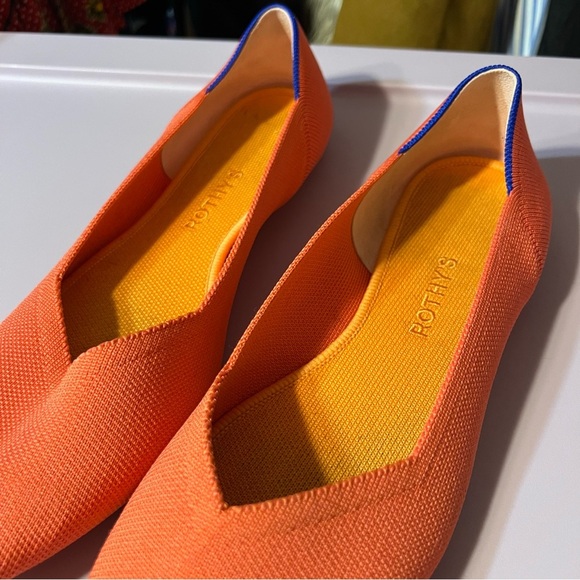 Rothy’s Coral Pointed Flats US 12.5 - Picture 5 of 12